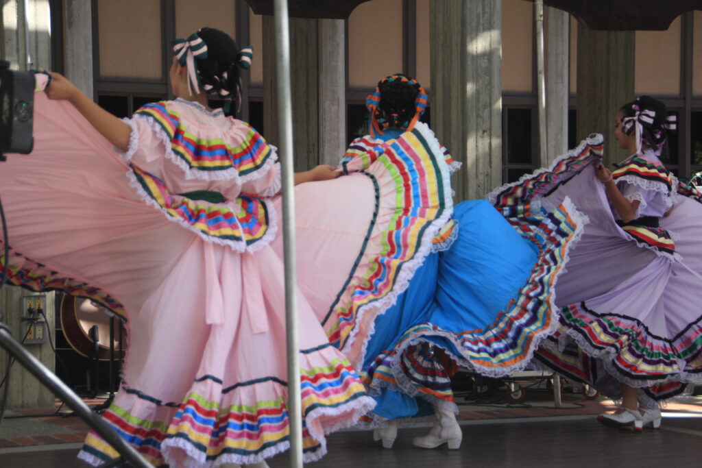 Dancers at a previous Latino Book and Family Festival