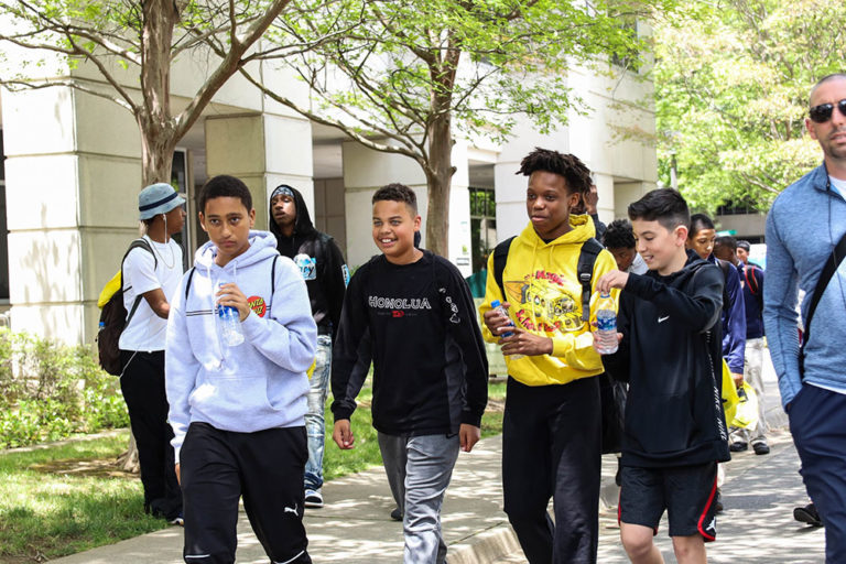 Youth attending a previous R.E.A.L. Manhood summit