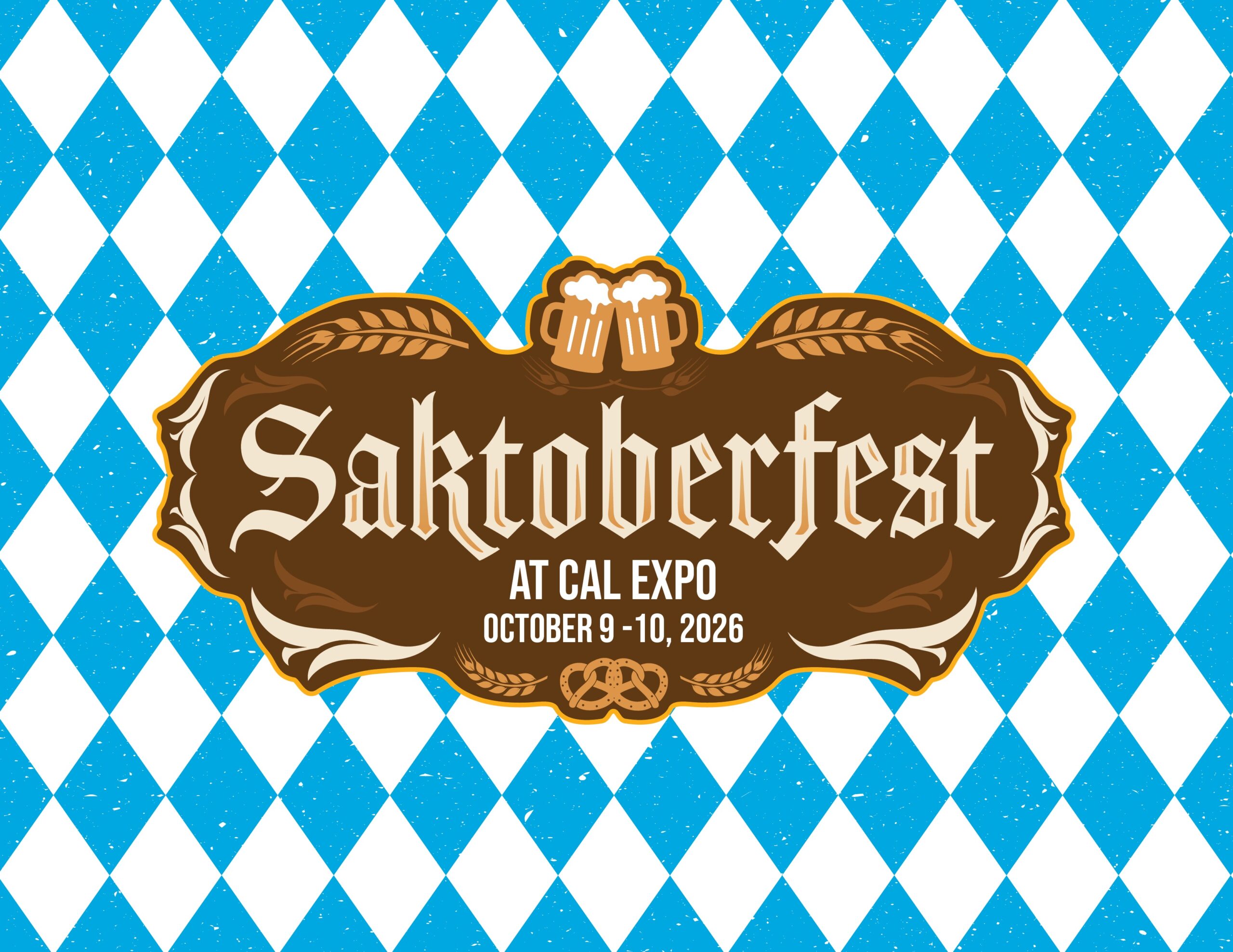 Official Saktoberfest at Cal Expo artwork for October 9 and 10, 2026